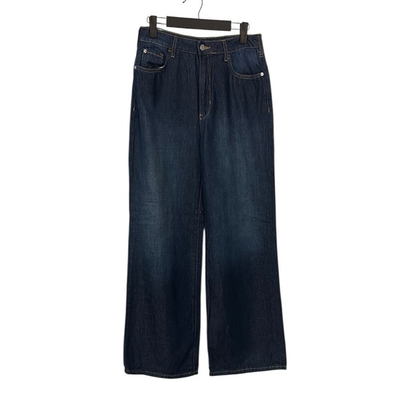 Anthropologie Pilcro The Annie Wide Leg Jeans Pants 2 High Rise Boho Going Out - Picture 1 of 9